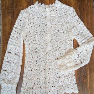 Fashion and Best Floral Lace Blouse